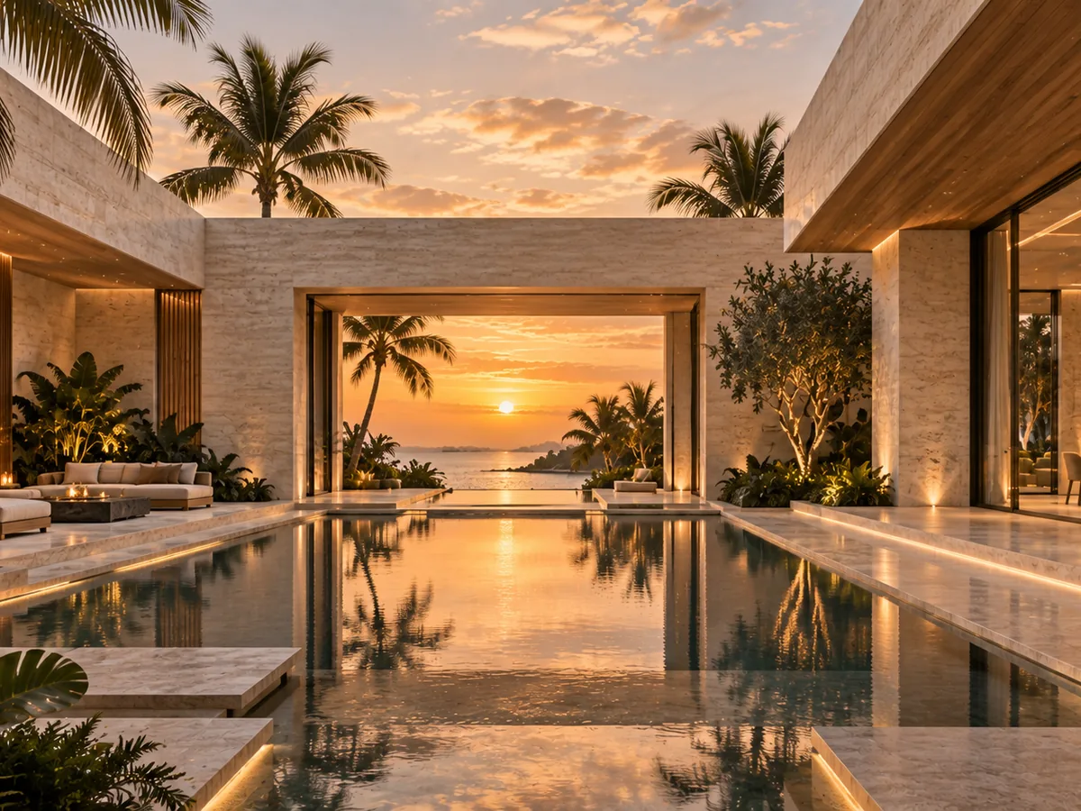 AI concept visualization for Courtyard House No. 01